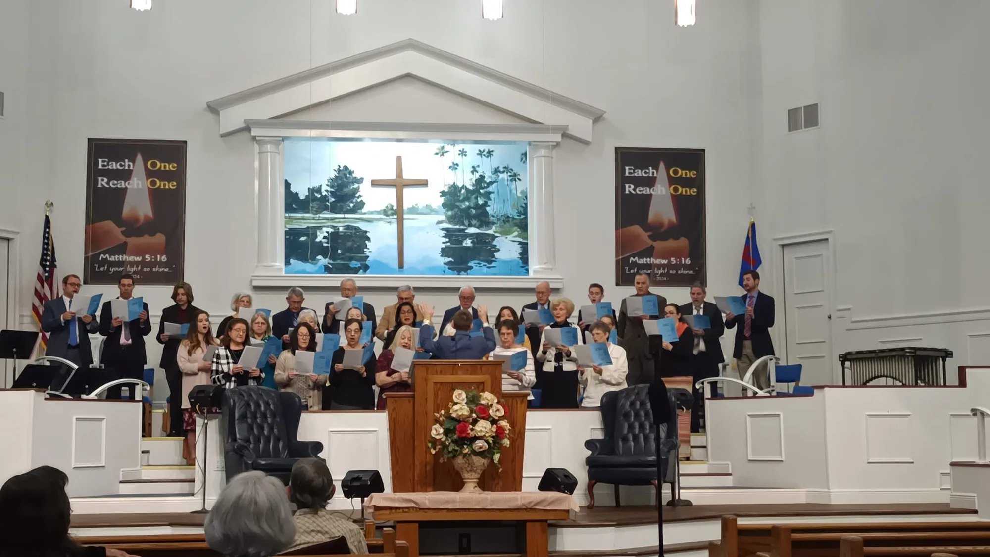 Calvary choir serving through music